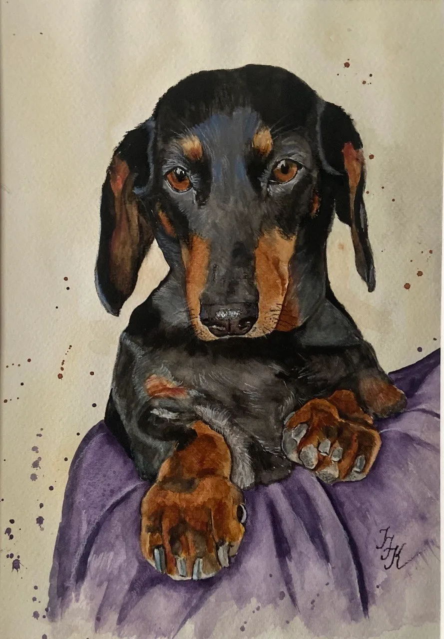 My sweet dog portrait